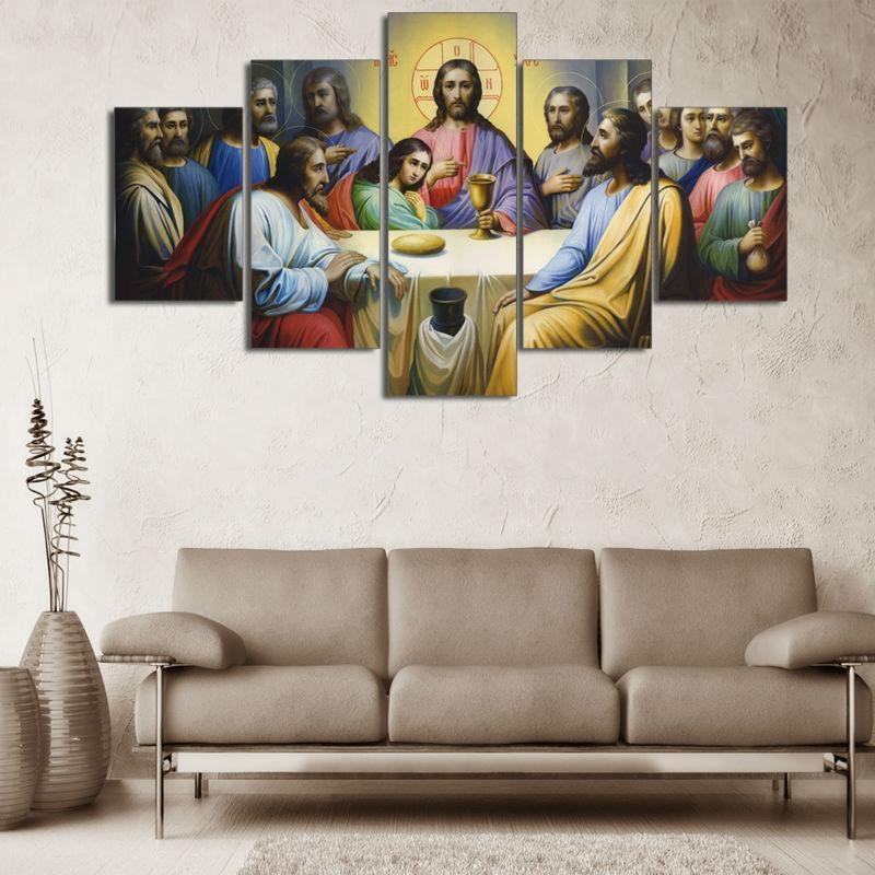 Jesus Das Letzte Abendmahl Religion Leinwandbilder Kunstdrucke Rahmen