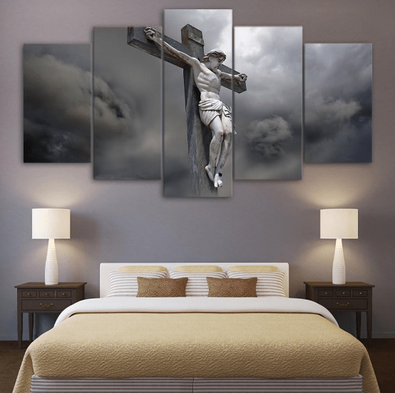 Jesus On Cross Religion Leinwandbilder Kunstdrucke Rahmen