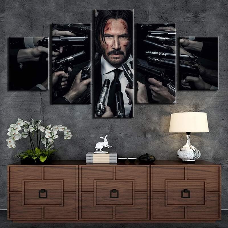 john wick painting poster movie leinwandbilder kunstdrucke 5356