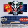 joker halloween leinwandbilder kunstdrucke rahmen 5062