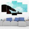 jon snow meets dragon game of thrones film leinwandbilder kunstdrucke rahmen 4660