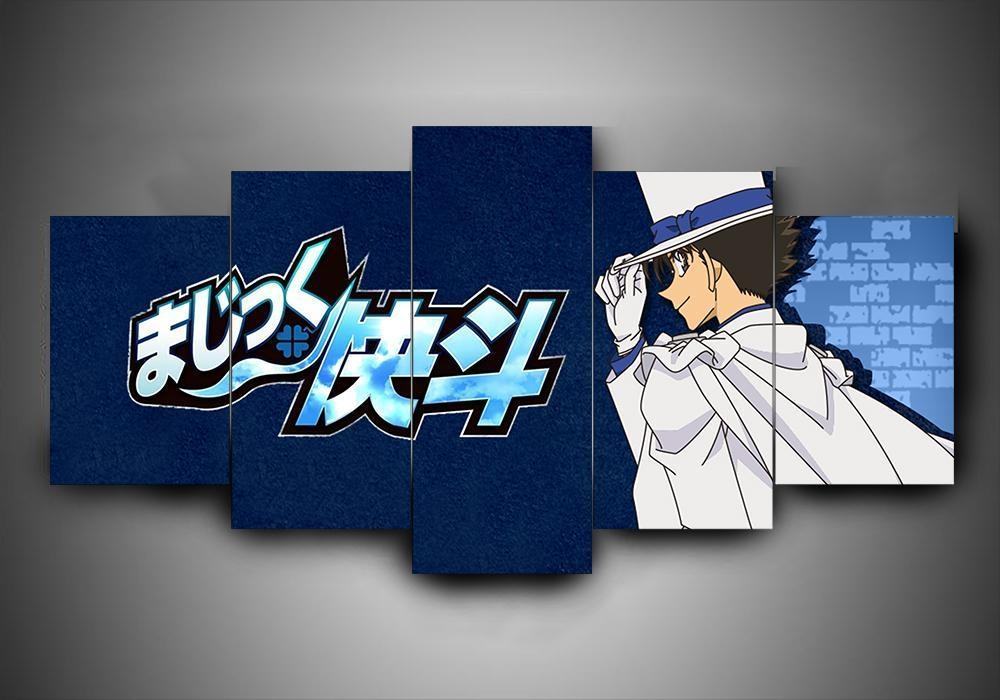 Kaito Kid Anime Leinwandbilder Kunstdrucke Rahmen
