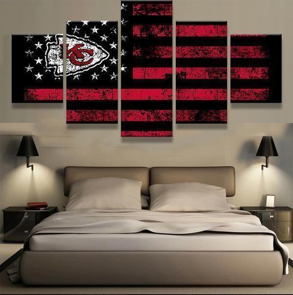 Kansas City Chiefs Football Sport Leinwandbilder Kunstdrucke Rahmen
