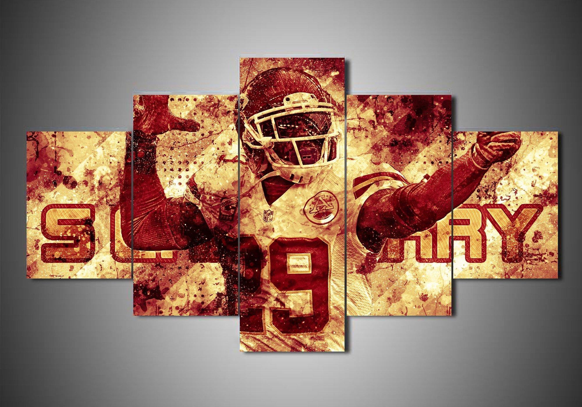 Kansas City Chiefs Sport Flag – Leinwandbilder für Football-Fans