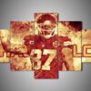 kansas city chiefs travis kelce sport leinwandbilder kunstdrucke 5868