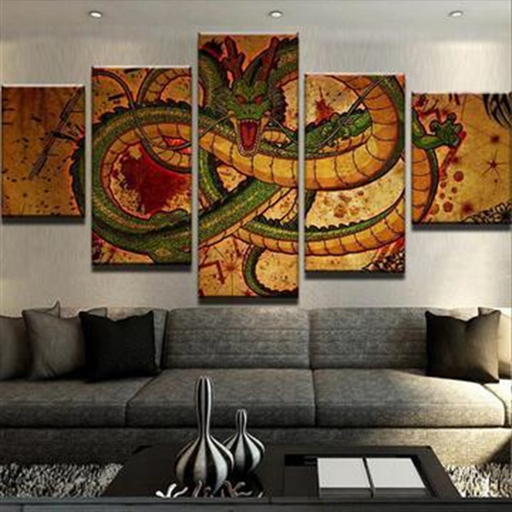 Karikatur Animated Dragon Ball 07: Anime Leinwandbilder Kunstdrucke Mit Rahmen