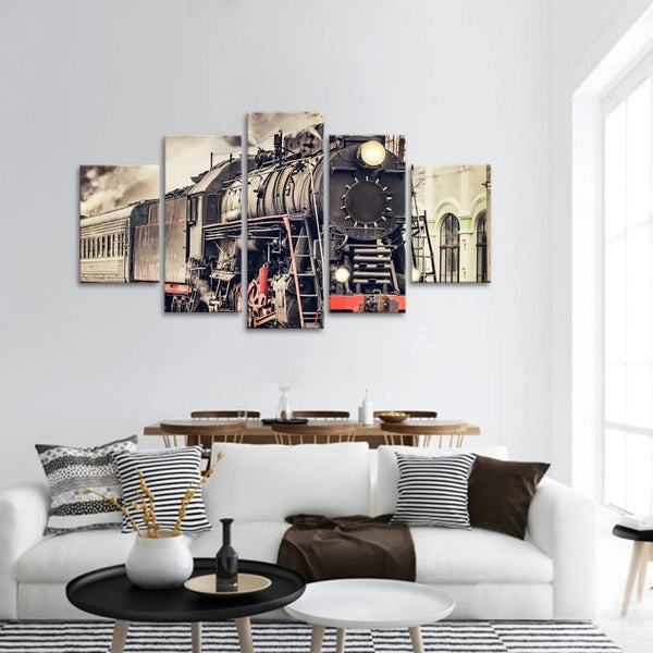 Klassischer Zug Leinwandbilder Kunstdrucke Rahmen