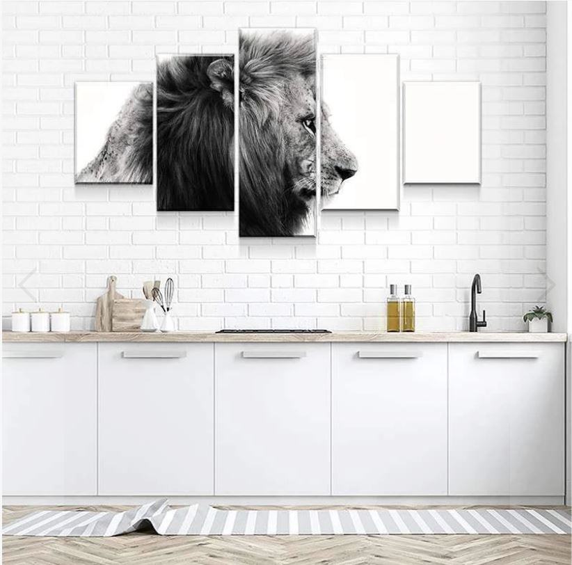 Knig Des Dschungels Leinwandbilder Kunstdrucke Rahmen