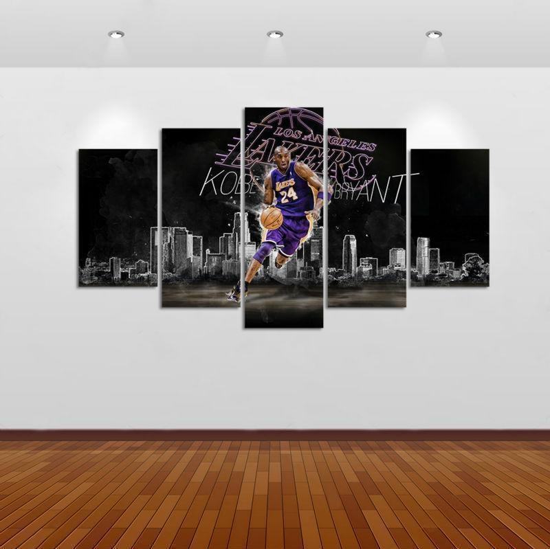 Kobe Bryant Los Angeles Laker Sport Leinwandbilder Kunstdrucke Rahmen