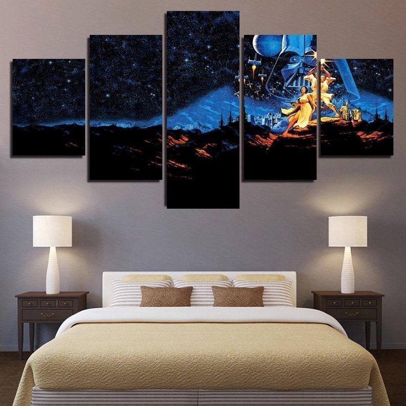 Krieg Der Sterne Leinwandbilder Kunstdrucke Rahmen