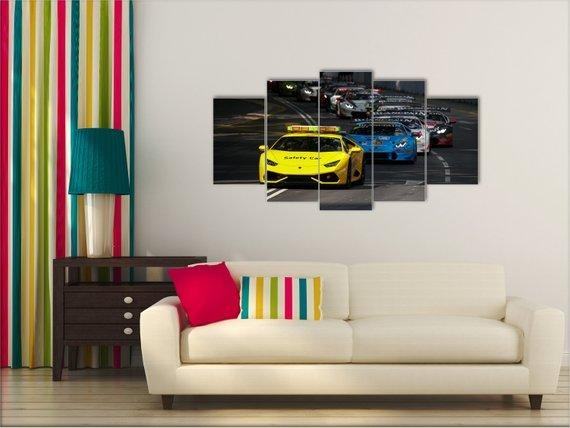 Kuala Lumpur Racing Cars Lamborghini Leinwandbilder Sport