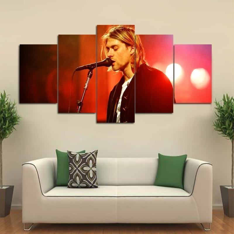Kurt Cobain 2 Leinwandbilder Kunstdrucke  