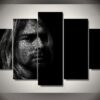 kurt cobain 3 leinwandbilder kunstdrucke rahmen 7713
