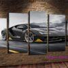 lamborghini centenario black car leinwandbilder kunstdrucke rahmen 4725