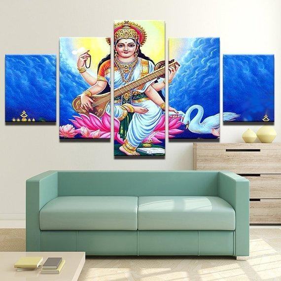 Large Shiva 4 Religion Leinwandbilder Kunstdrucke Rahmen