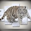 large white tiger in snow animal leinwandbilder kunstdrucke 1949