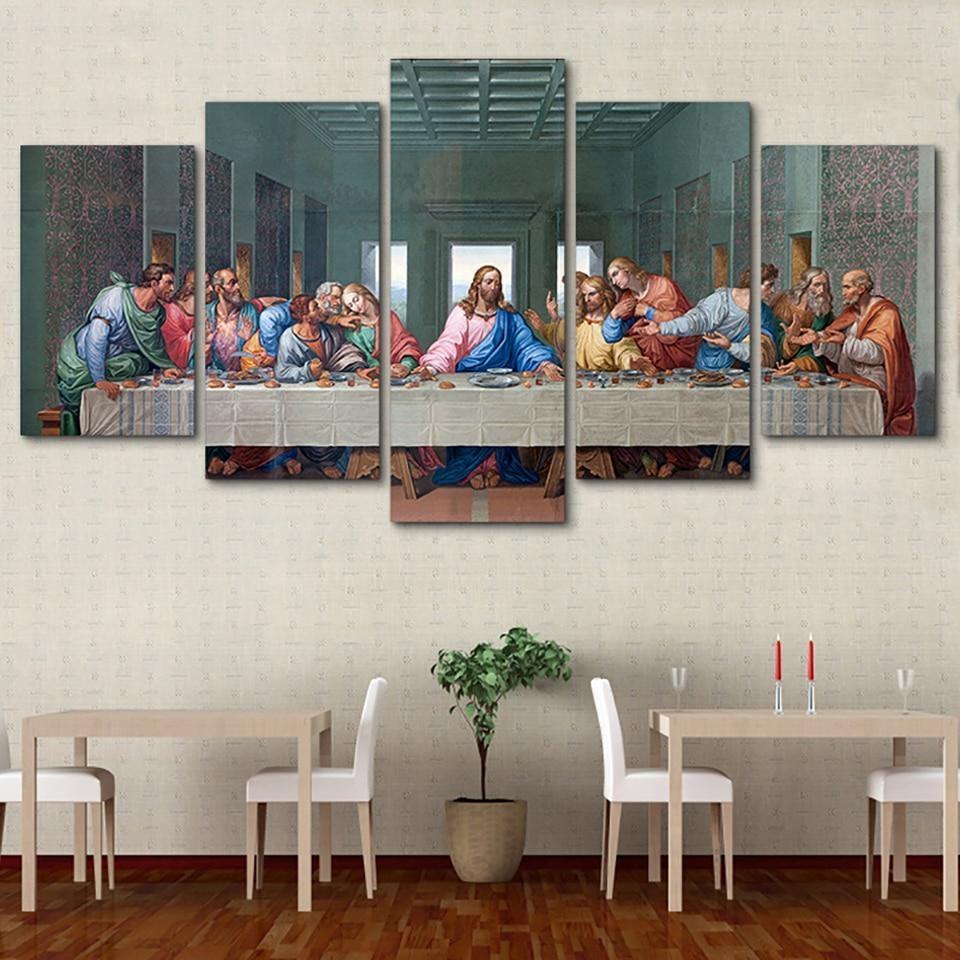 Last Supper Vintage 1 Abstract Leinwandbilder Kunstdrucke   
