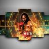 Lennox Lewis Boxen Leinwanddruck – Boxlegende Kunstbild