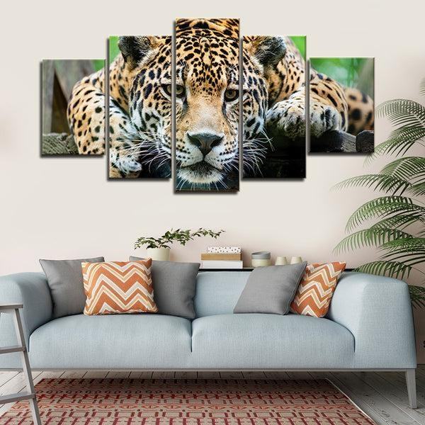 Leopard Leinwandbilder Kunstdrucke Rahmen