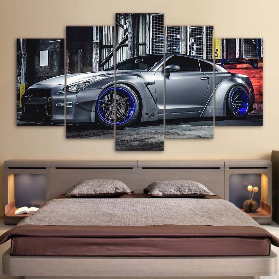 Liberty Walk Nissan Gt-r R35 Leinwandbilder Kunstdrucke Rahmen
