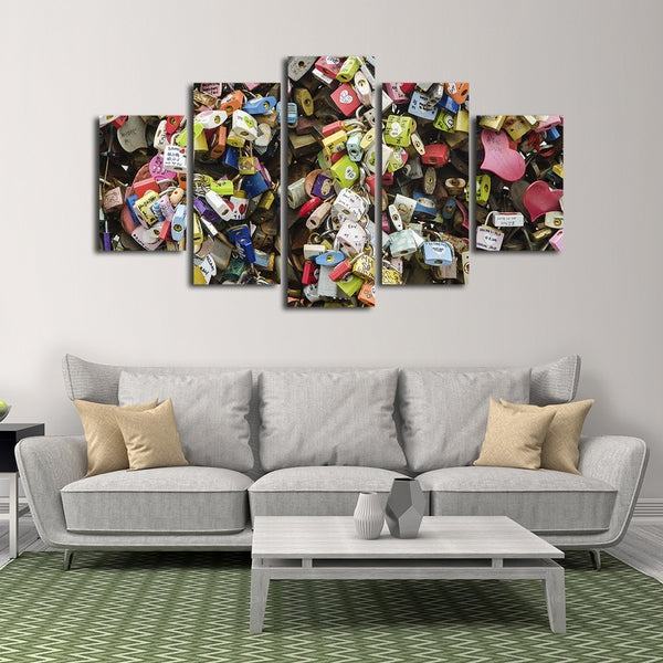 Liebesschloss Leinwandbilder Kunstdrucke Rahmen