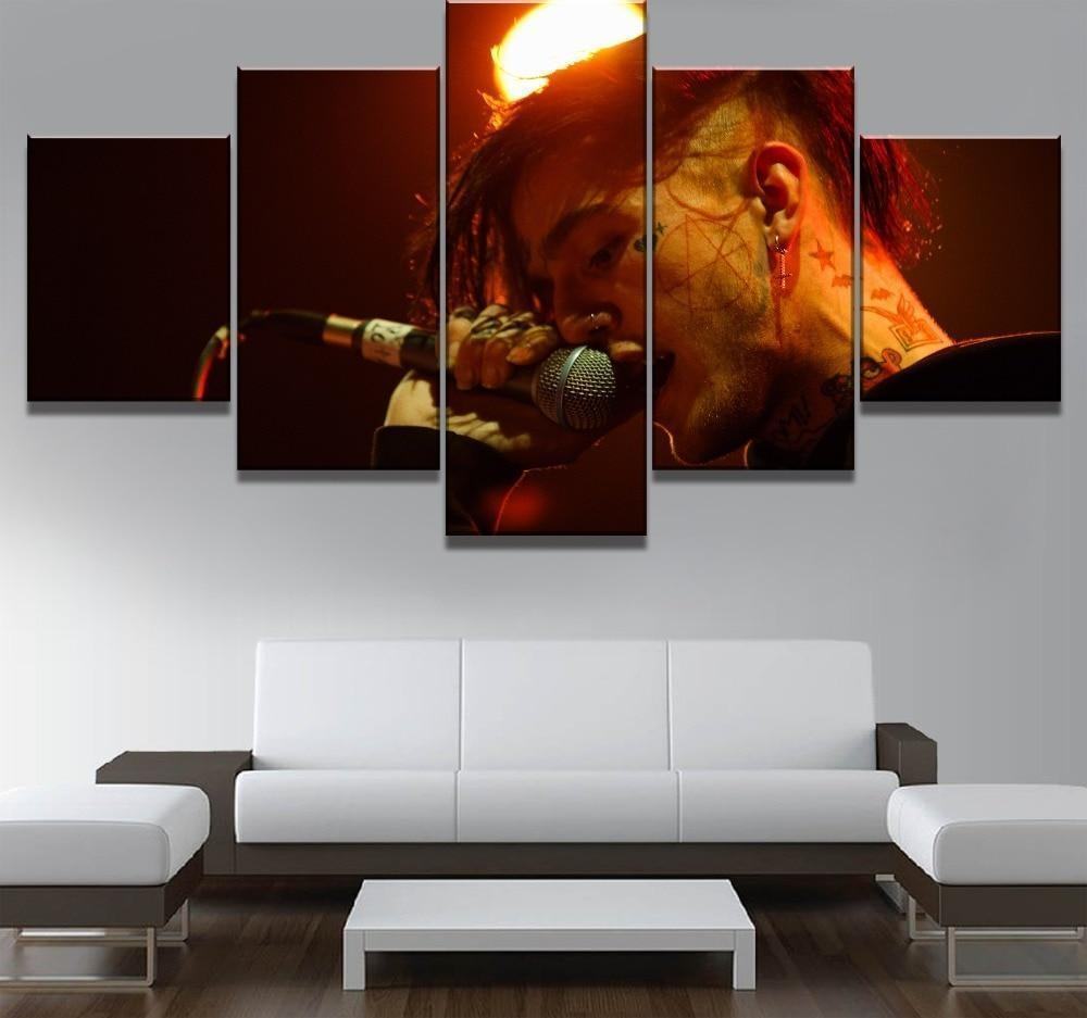 Lil Peep Music Poster 2 Celebrity Leinwandbilder Kunstdrucke Rahmen