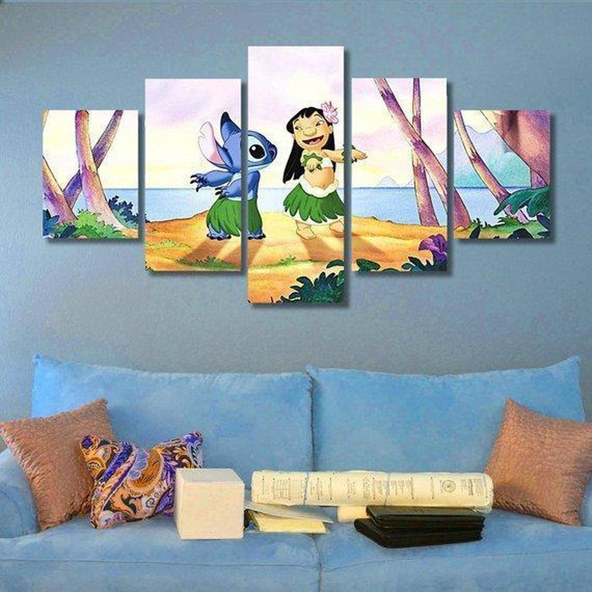 Lilo And Stitch Hawaii Disney Leinwandbilder Kunstdrucke Rahmen