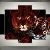lion and tiger animal leinwandbilder kunstdrucke 2130