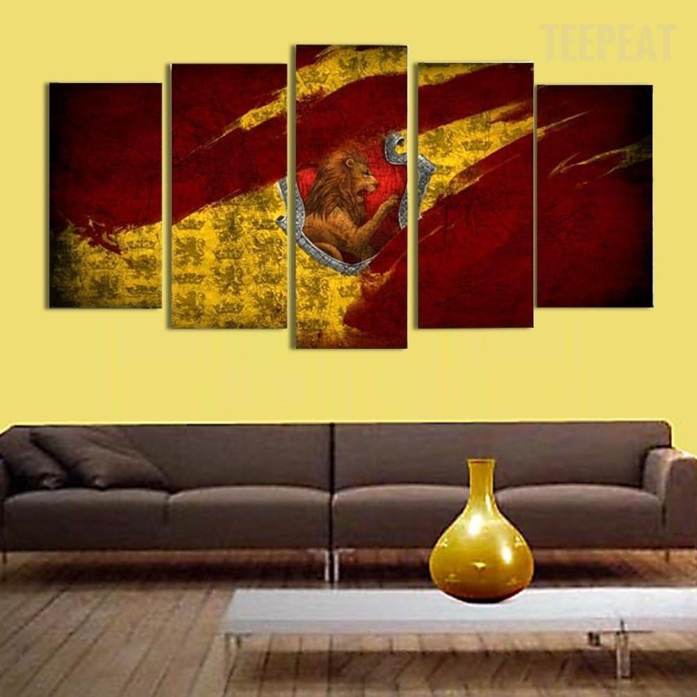 lion scenery abstract animal leinwandbilder kunstdrucke 6985