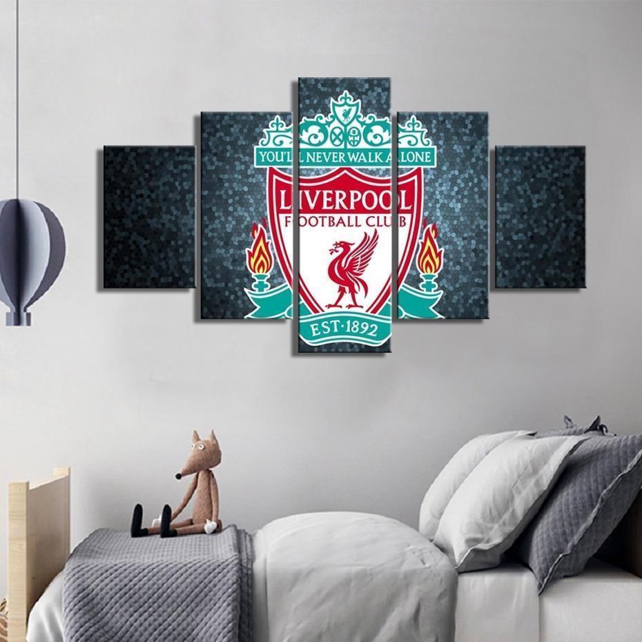 Liverpool Football Club Logo Poster Sport Leinwandbilder Kunstdrucke  