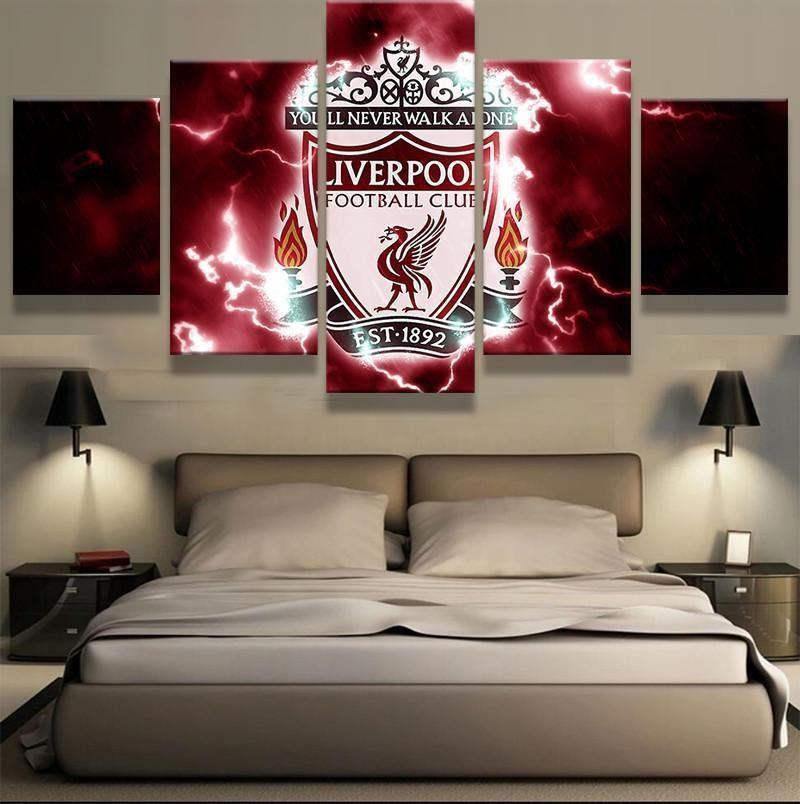 Liverpool Thunder Logo Soccer Leinwandbilder Kunstdrucke  