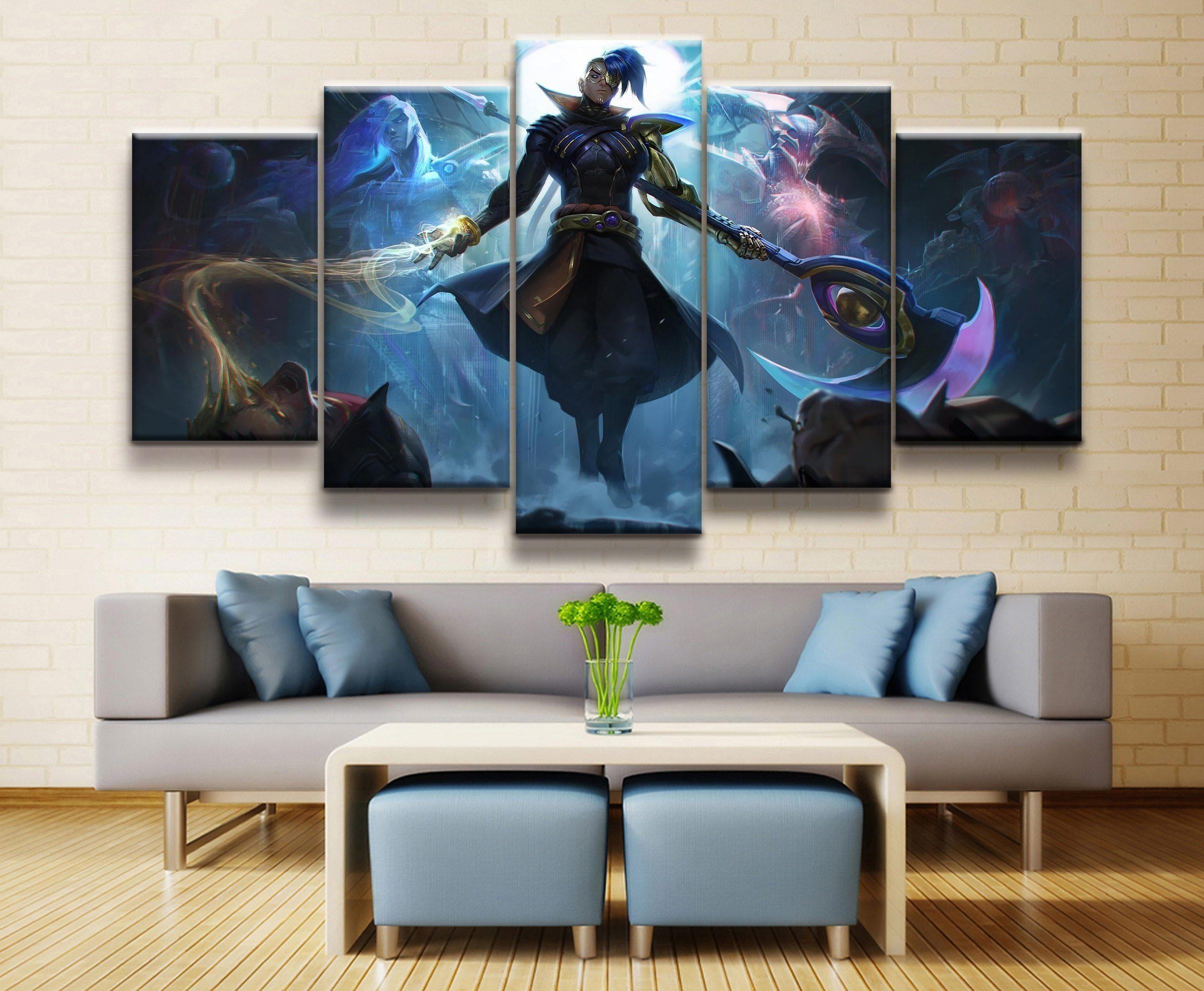 Lol League Of Legends Shieda Kayn Game Leinwandbilder Kunstdrucke Rahmen
