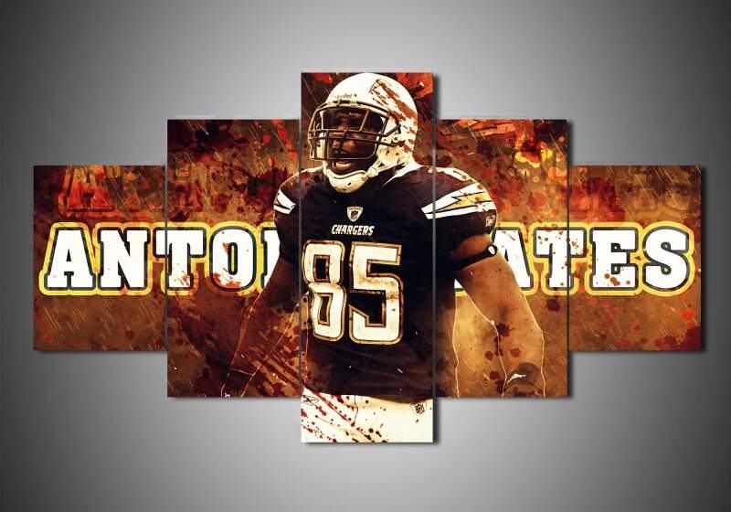 Los Angeles Chargers Antonio Gates Sport Leinwandbilder Kunstdrucke  