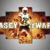 los angeles chargers casey hayward sport leinwandbilder kunstdrucke 3814