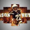 los angeles chargers jason verrett – sport leinwandbilder für fans 5790