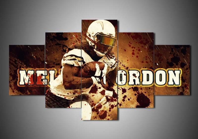 los angeles chargers melvin gordon sport leinwandbilder kunstdrucke 1966