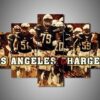 los angeles chargers team 1 sport leinwandbilder kunstdrucke 6311