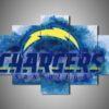 los angeles chargers team – sport leinwandbilder für football enthusiasten 7494