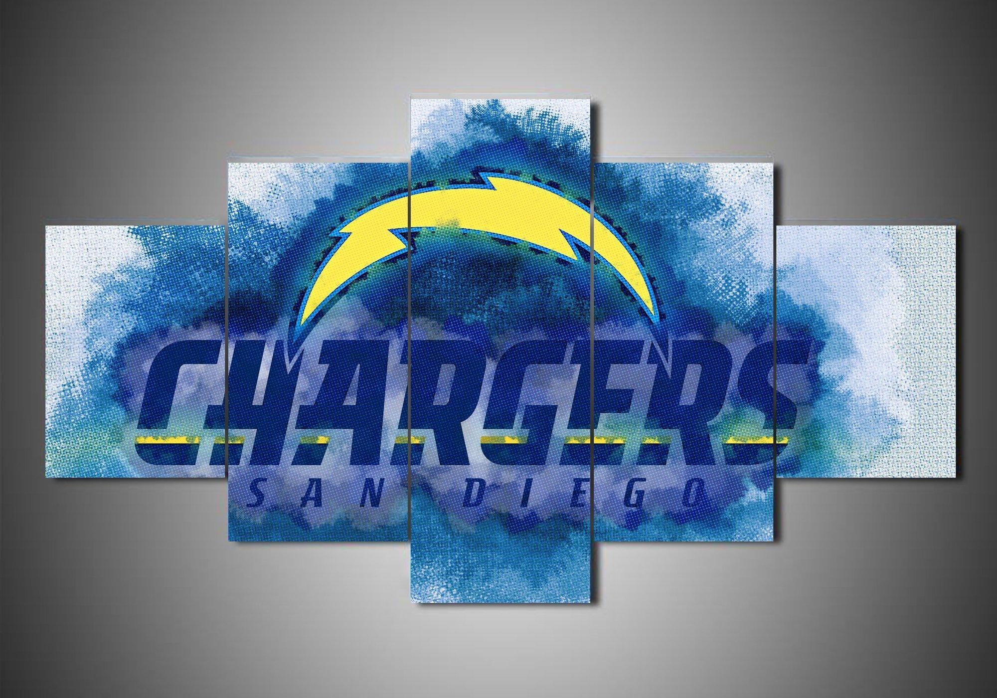 Los Angeles Chargers Team – Sport Leinwandbilder für Football-Enthusiasten