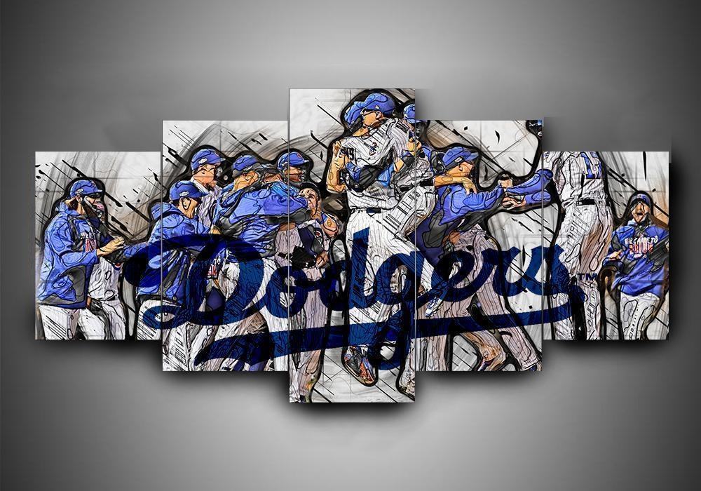 Los Angeles Dodgers – Sport Leinwandbilder für Baseball-Liebhaber