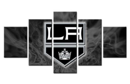 Los Angeles Kings NHL Team Black – Sport Leinwandbilder für Eishockey-Liebhaber