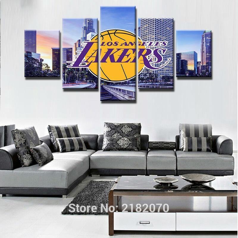 Los Angeles Lakers Basketball – Sport Leinwandbilder für Basketball-Liebhaber