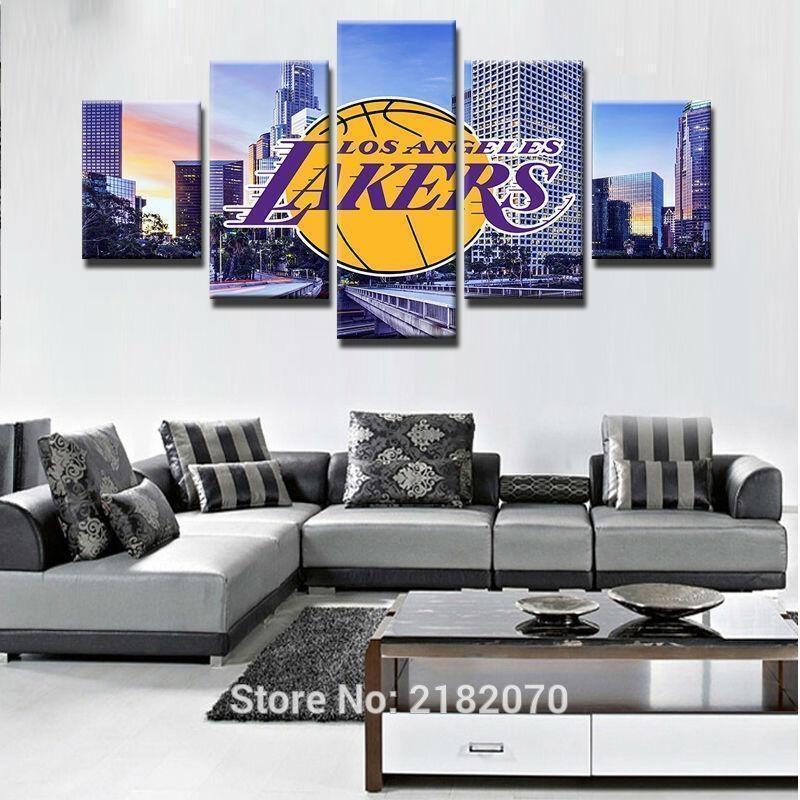 Los Angeles Lakers City Nature Leinwandbilder Kunstdrucke
