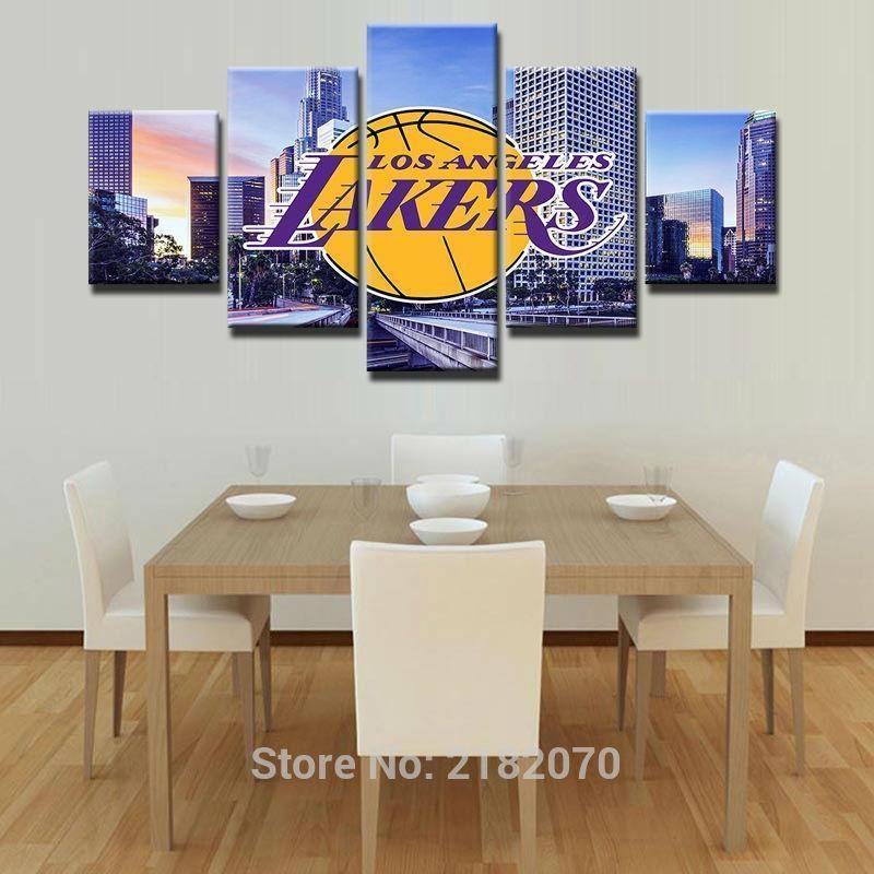Los Angeles Lakers Nba Basketball Leinwandbilder Kunstdrucke Rahmen