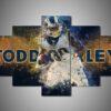 los angeles rams todd gurley – sport leinwandbilder für football liebhaber 3847