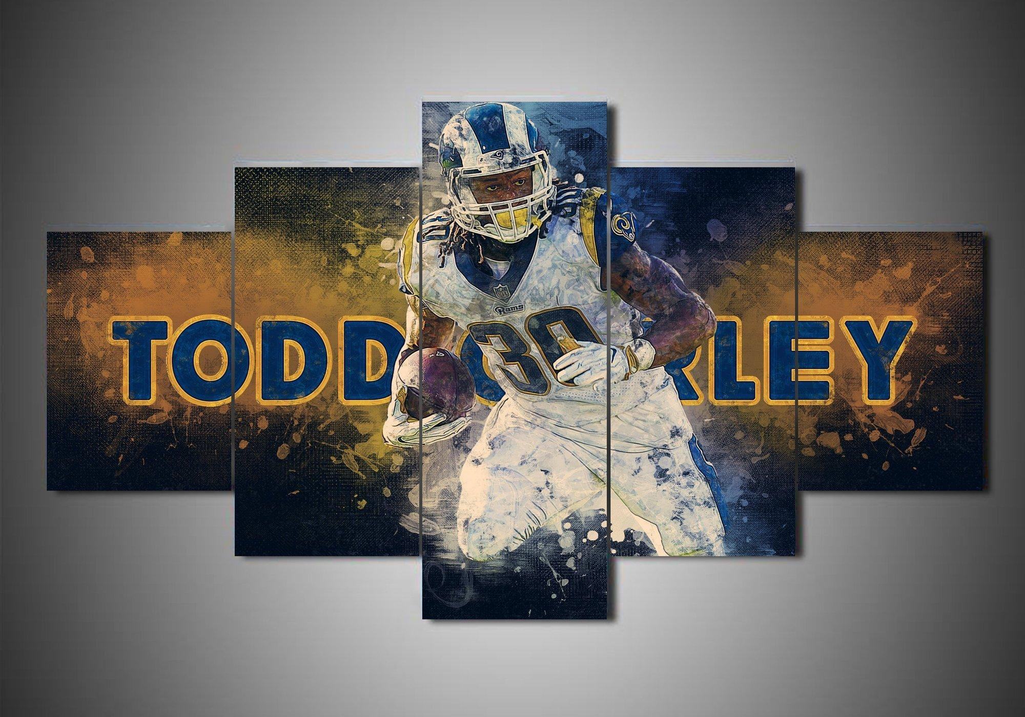 Los Angeles Rams Todd Gurley – Sport Leinwandbilder für Football-Liebhaber