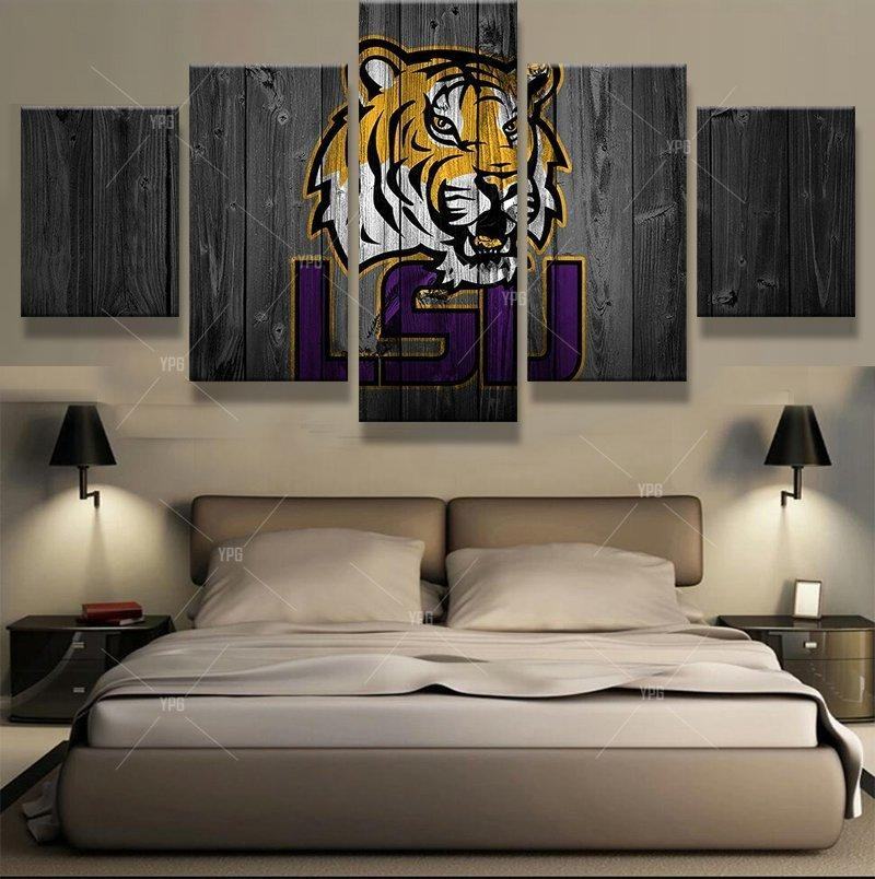 LSU Tigers College Football – Sport Leinwandbilder für Football-Fans