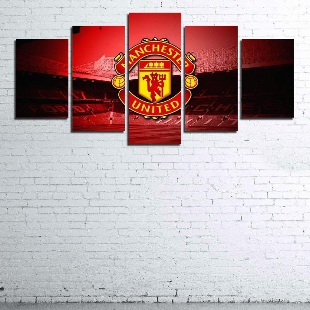 Manchester United V2 Logo – Sport Leinwandbilder für Fußball-Liebhaber