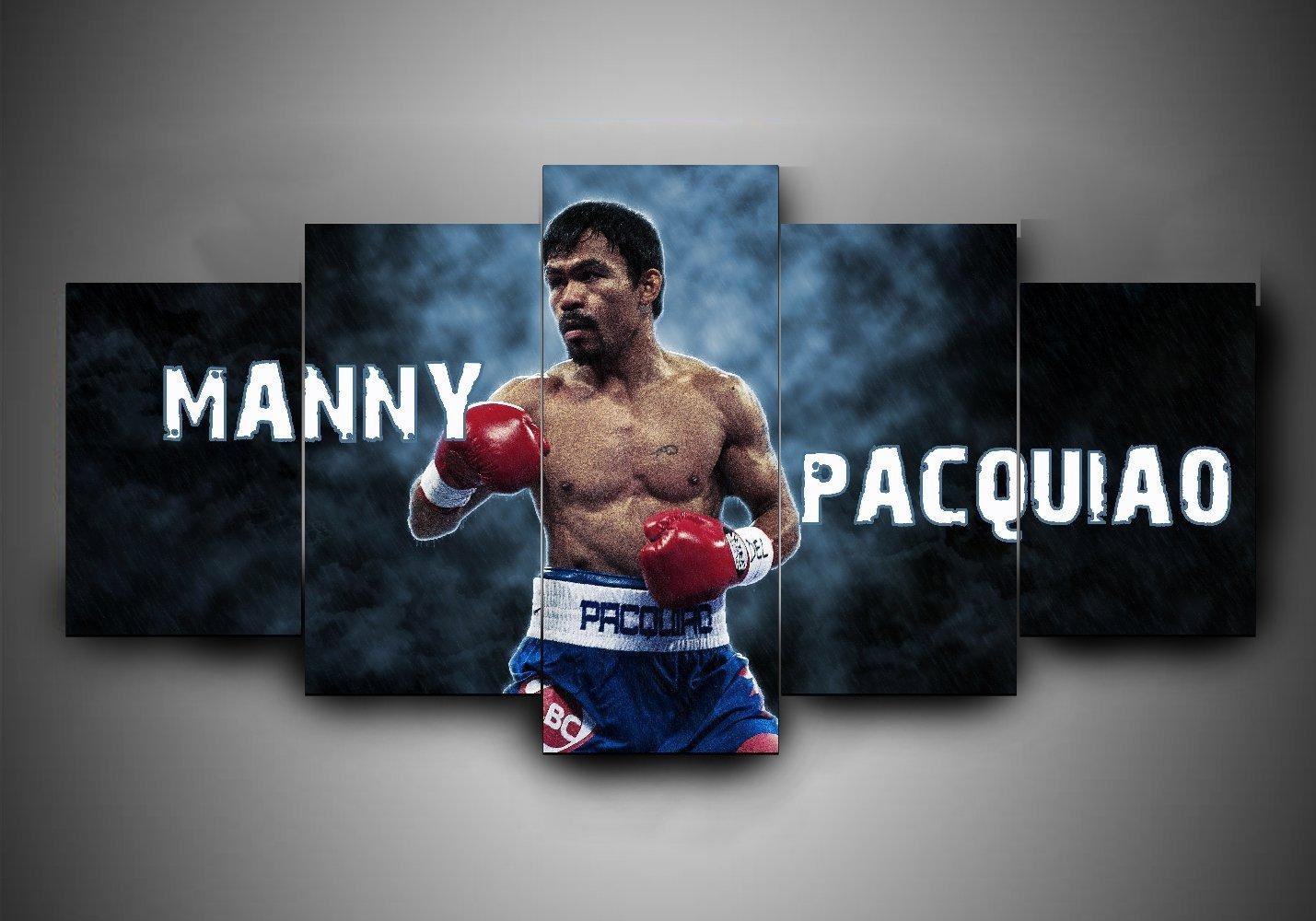 Manny Pacquiao Boxen Leinwanddruck – Box-Weltmeister Kunst