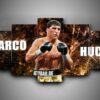 marco huck boxen leinwanddruck – box champion kunstwerk 4602